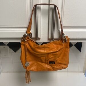Furla Leather Orange Handbag